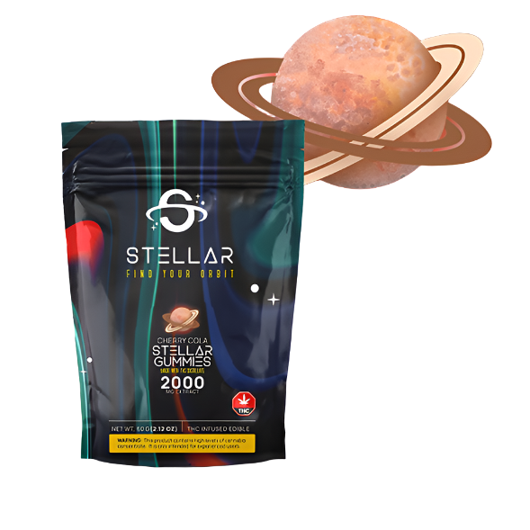 STELLAR THC GUMMIES | 2000MG EDIBLES