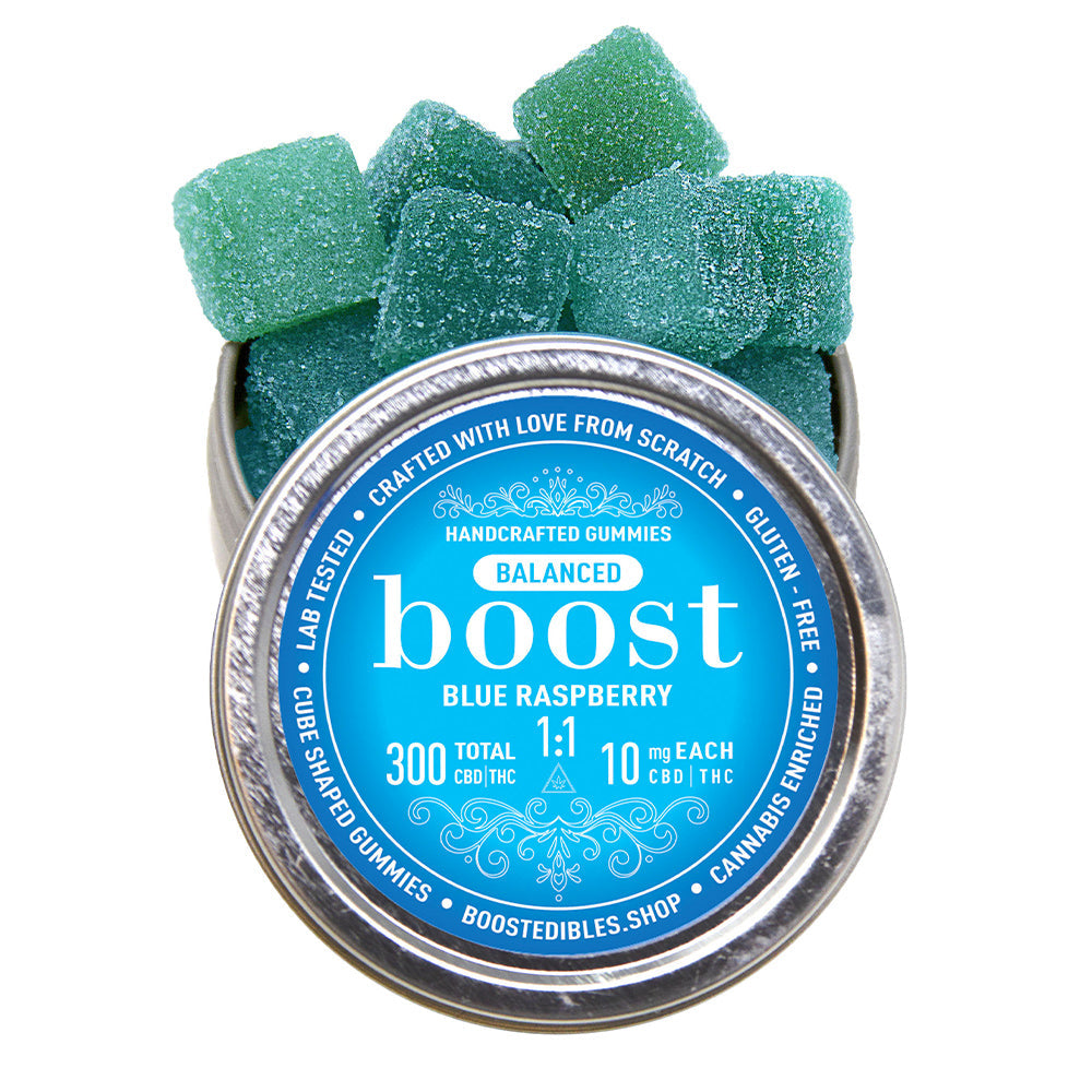 BOOST THC+CBD 1:1 BALANCED GUMMIES | 300MG EDIBLES