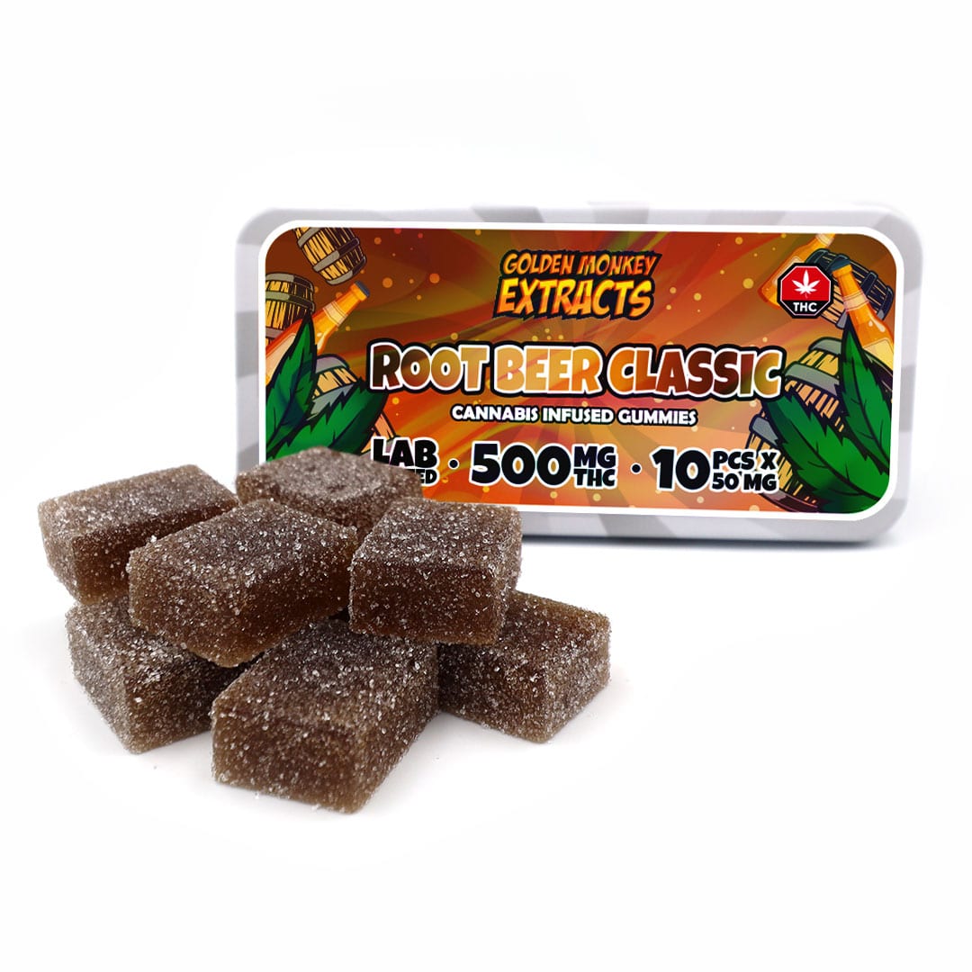 GOLDEN MONKEY EXTRACTS HIGH DOSE THC GUMMIES | 500MG EDIBLES