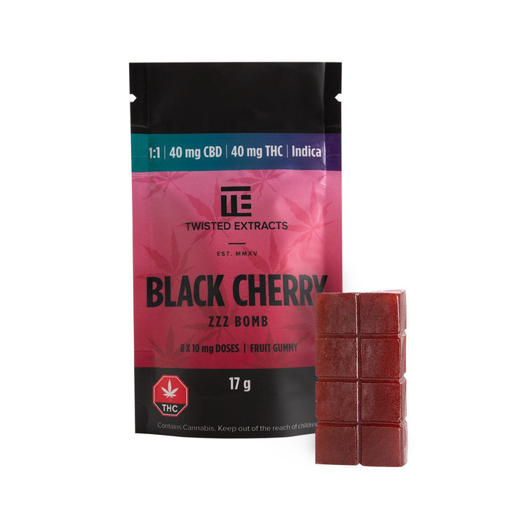 TWISTED EXTRACTS THC+CBD 1:1 BOMB GUMMIES | 80MG EDIBLES