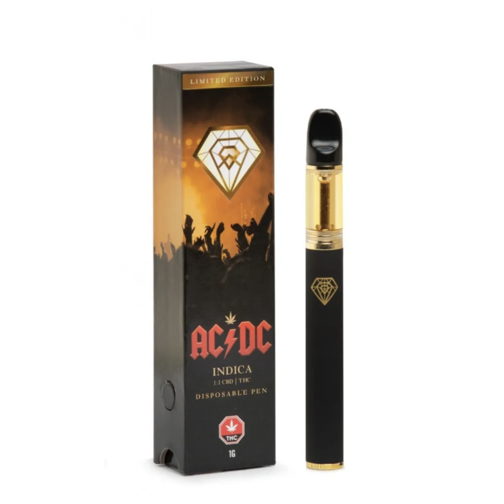 DIAMOND CONCENTRATES THC+CBD 1:1 DISPOSABLE VAPE PEN | 1G