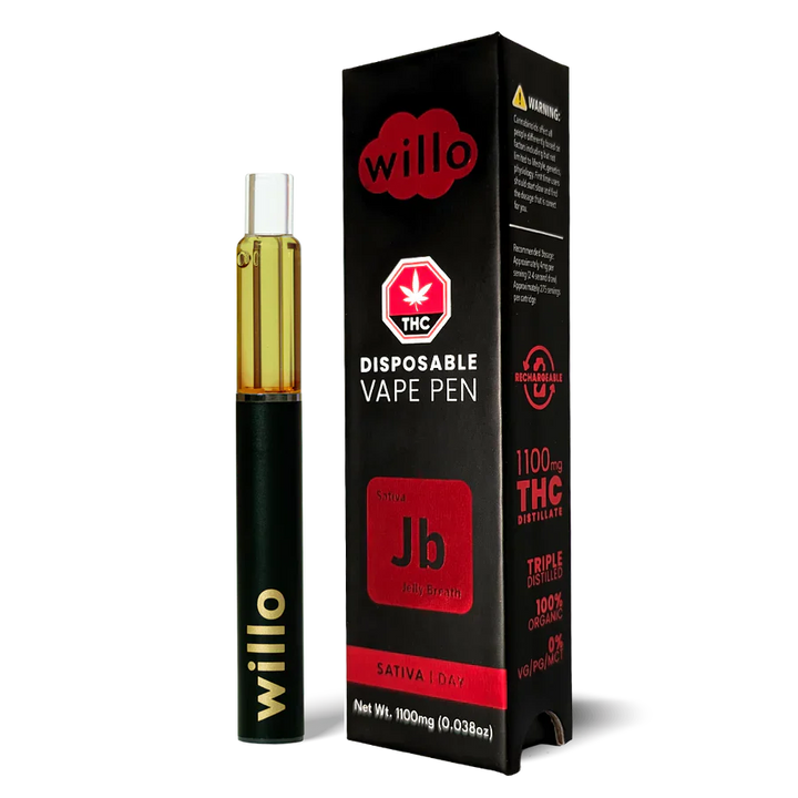 WILLO THC DISPOSABLE VAPE PEN | 1.1G