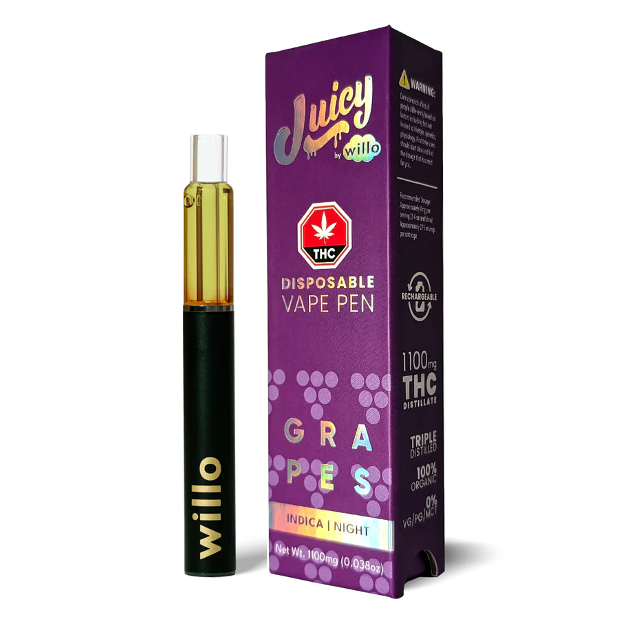 WILLO THC JUICY DISPOSABLE VAPE PEN | 1.1G