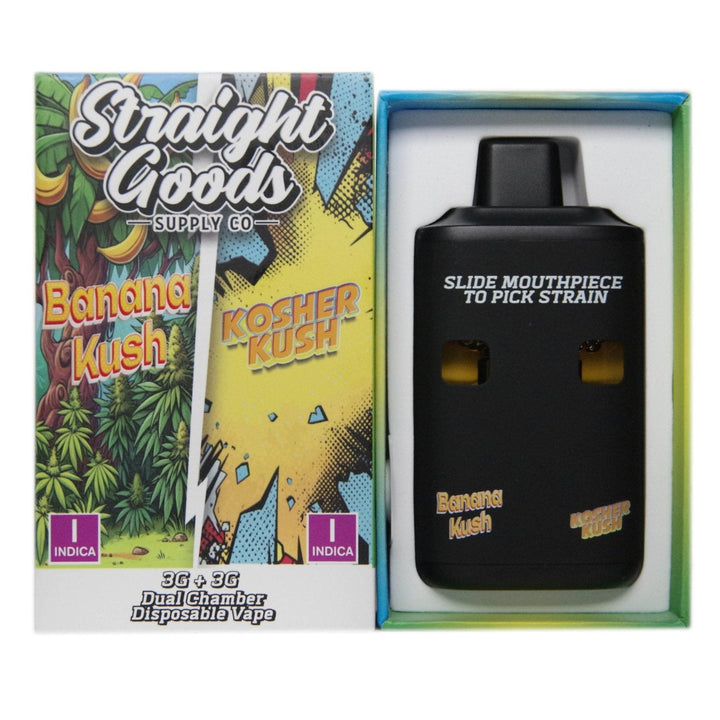 STRAIGHT GOODS SUPPLY CO THC DUAL DISPOSABLE VAPE PEN | 6G