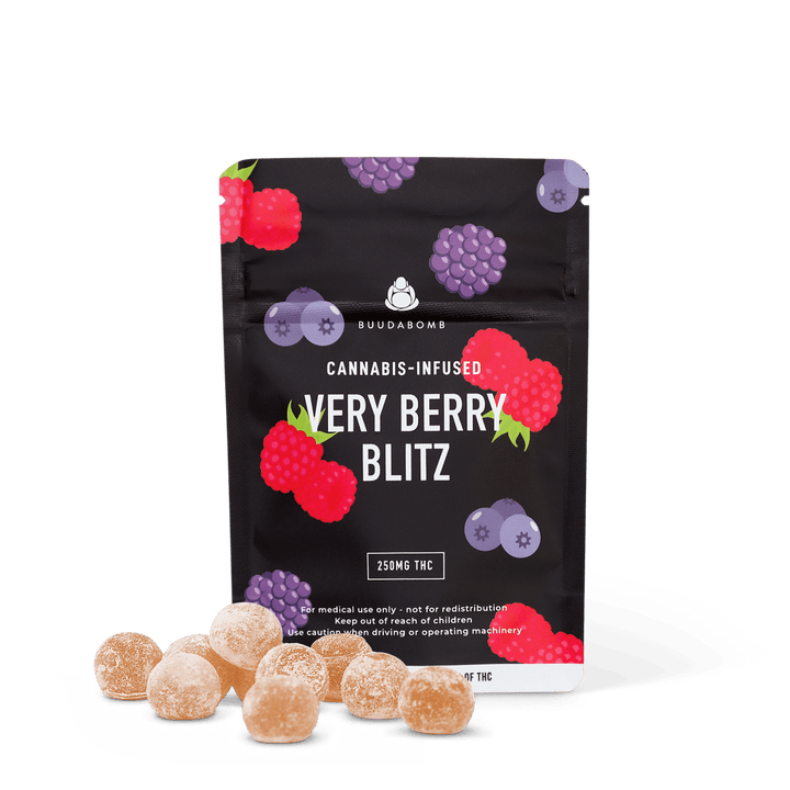 BUUDABOMB THC BLACK LABEL GUMMIES | 250MG EDIBLES