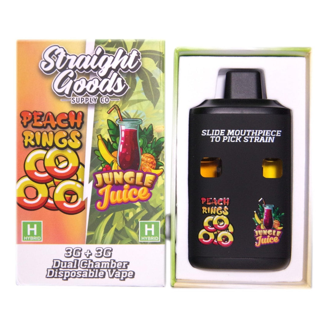 STRAIGHT GOODS SUPPLY CO THC DUAL DISPOSABLE VAPE PEN | 6G