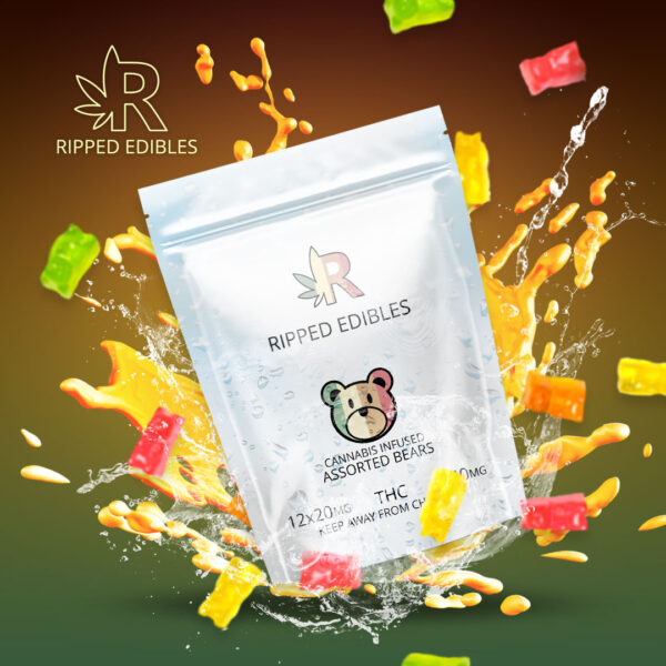 RIPPED THC GUMMIES BEARS | 240MG EDIBLES