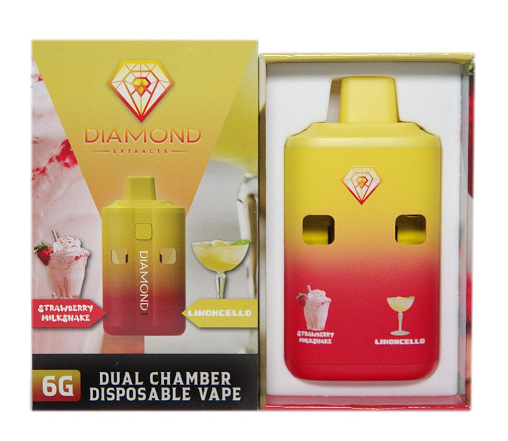 DIAMOND EXTRACTS THC DUAL DISPOSABLE VAPE PEN | 6G