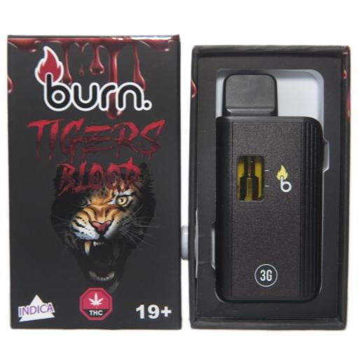 BURN. THC DISPOSABLE VAPE PEN | 3G