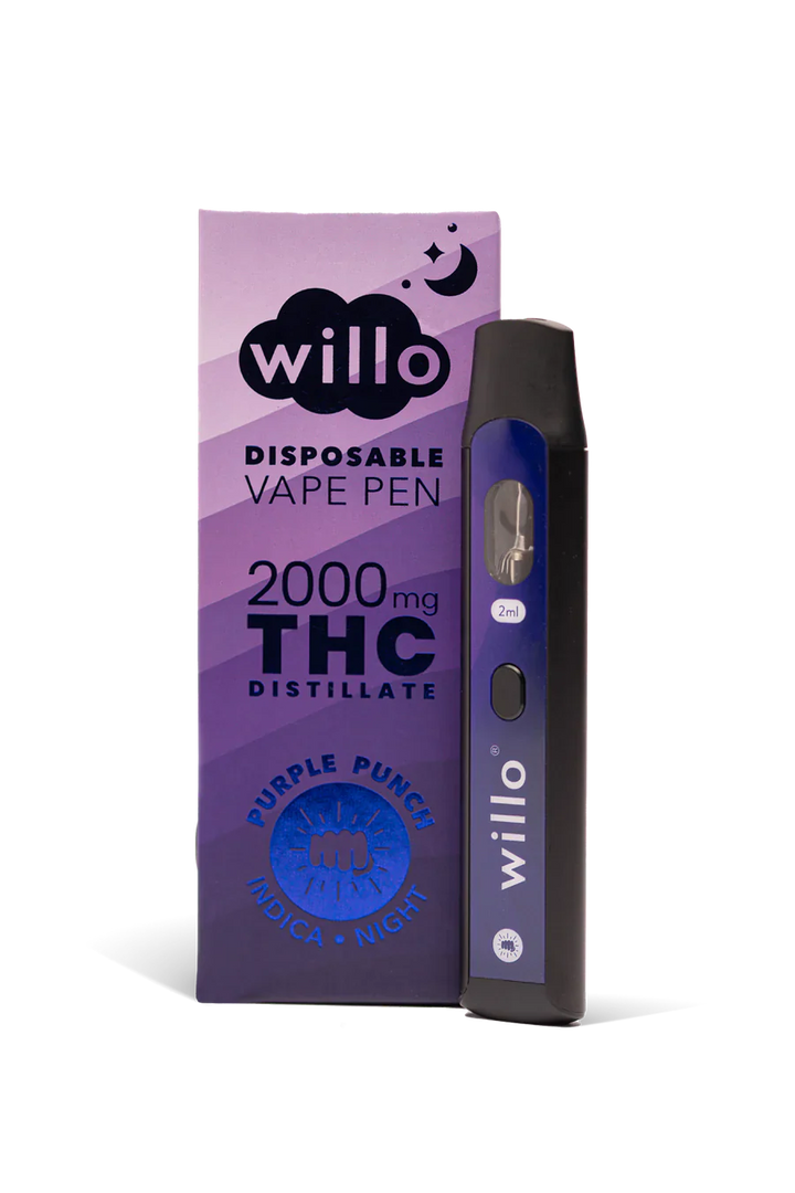 WILLO THC DISPOSABLE VAPE PEN | 2G