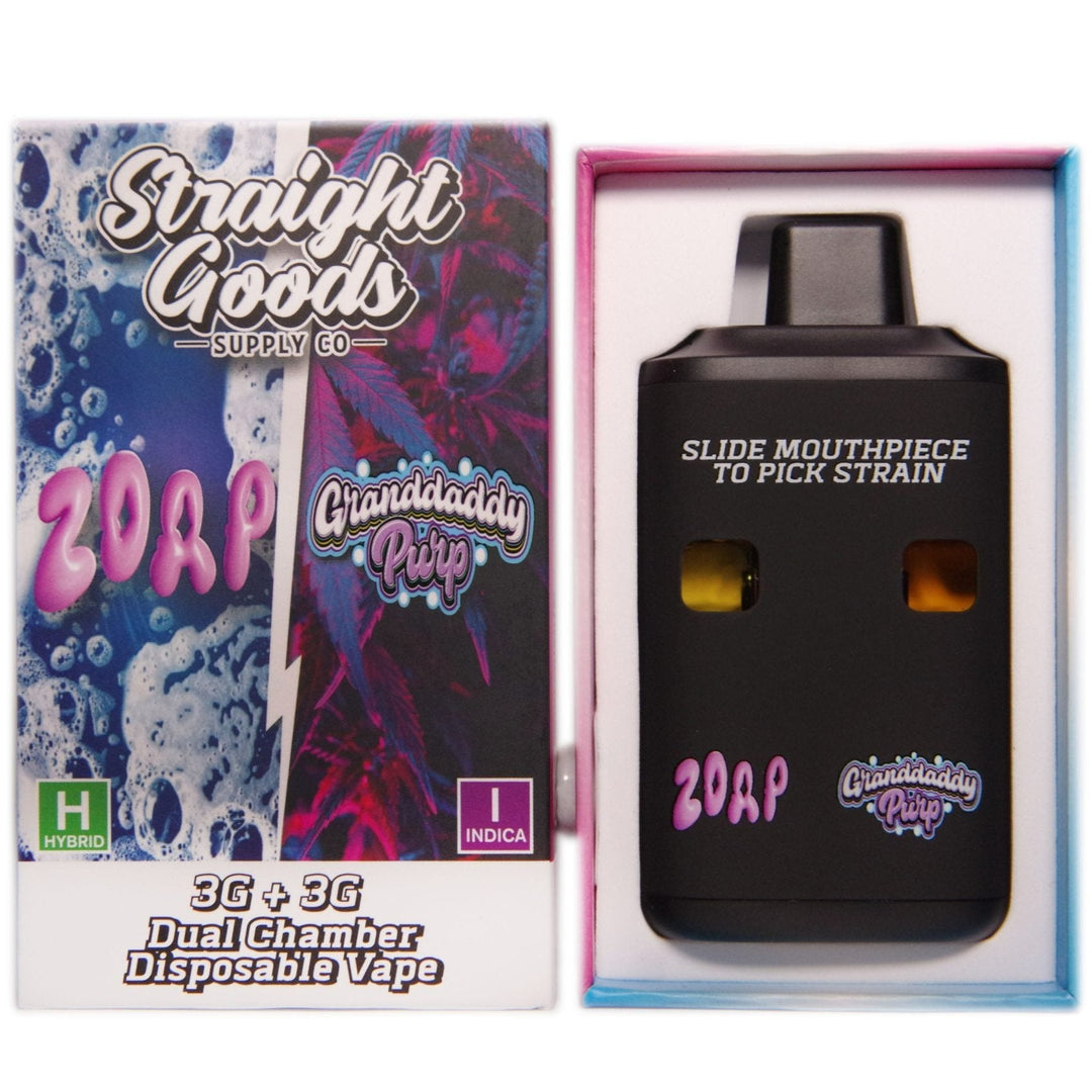 STRAIGHT GOODS SUPPLY CO THC DUAL DISPOSABLE VAPE PEN | 6G